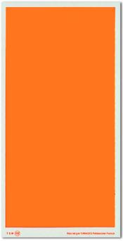 sheet plain orange fluo